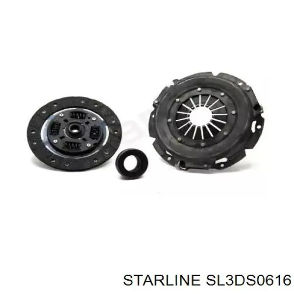 Купити SL3DS0616 Starline Комплект зчеплення (диск, корзина, підшипник)