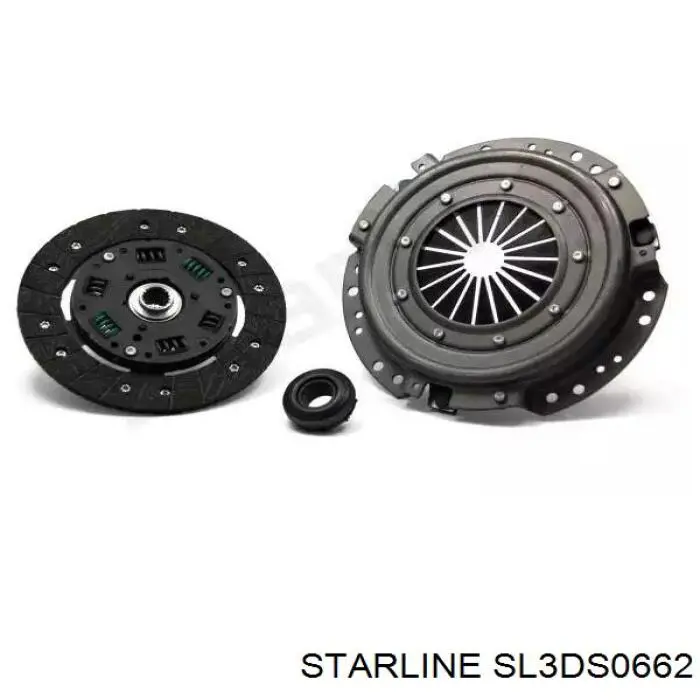 Купити SL3DS0662 Starline Комплект зчеплення (диск, корзина, підшипник)