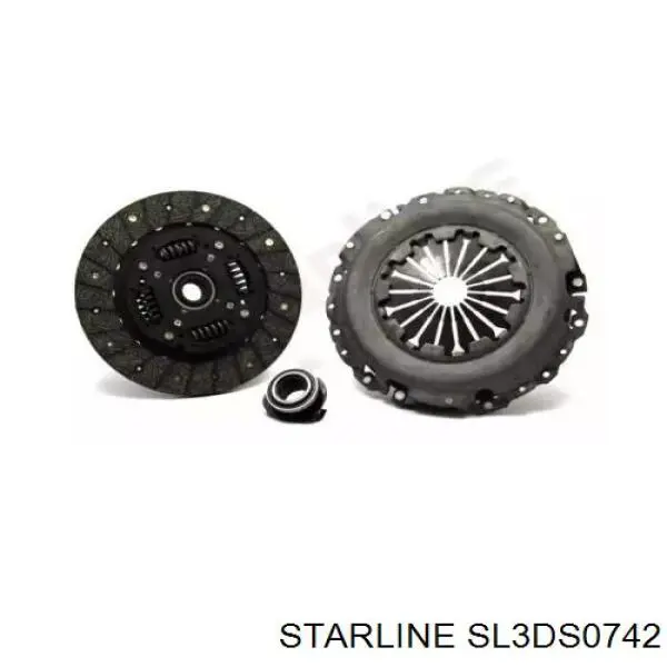 Комплект зчеплення (3 частини) Starline SL3DS0742 ціна, від 114.96 USD