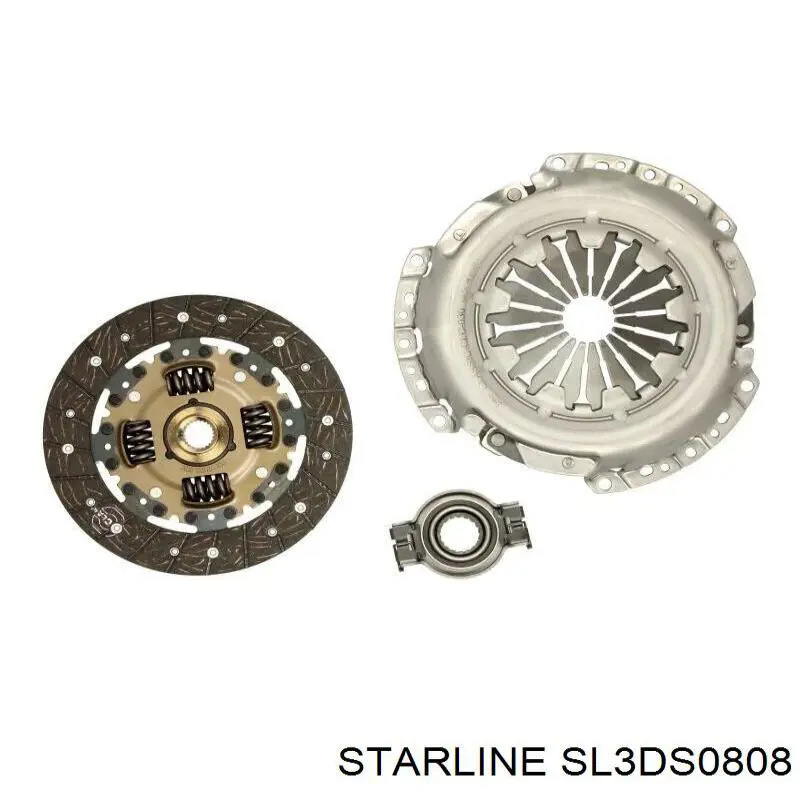 Комплект зчеплення (3 частини) Starline SL3DS0808 ціна, від 56.37 USD