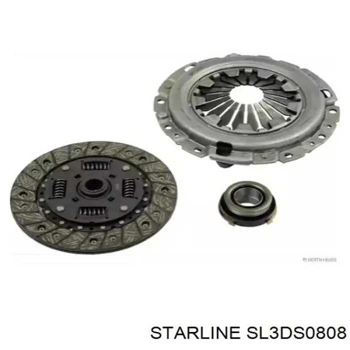 Купити SL3DS0808 Starline Комплект зчеплення (диск, корзина, підшипник)