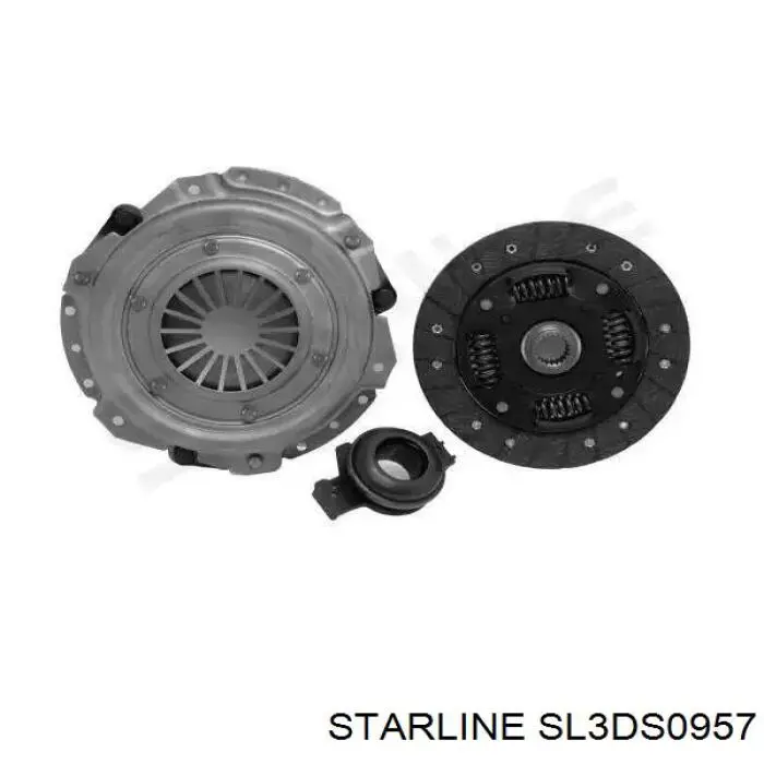 Комплект зчеплення (3 частини) Starline SL3DS0957 ціна, від 75.42 USD