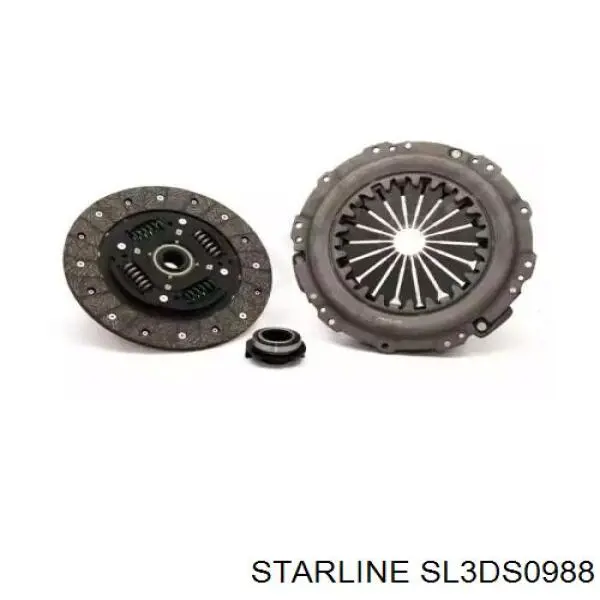 SL3DS0988 Starline комплект зчеплення (3 частини)