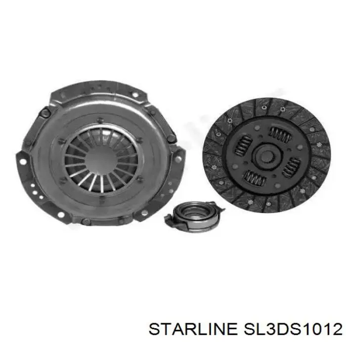 Комплект зчеплення (3 частини) Starline SL3DS1012 ціна, від 83.42 USD