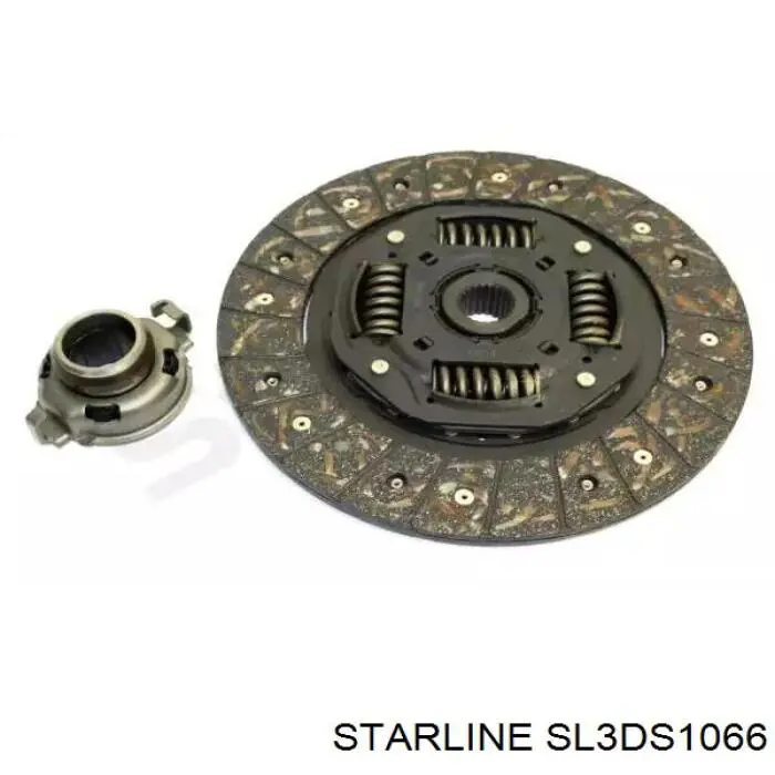 Купити SL3DS1066 Starline Комплект зчеплення (диск, корзина, підшипник)