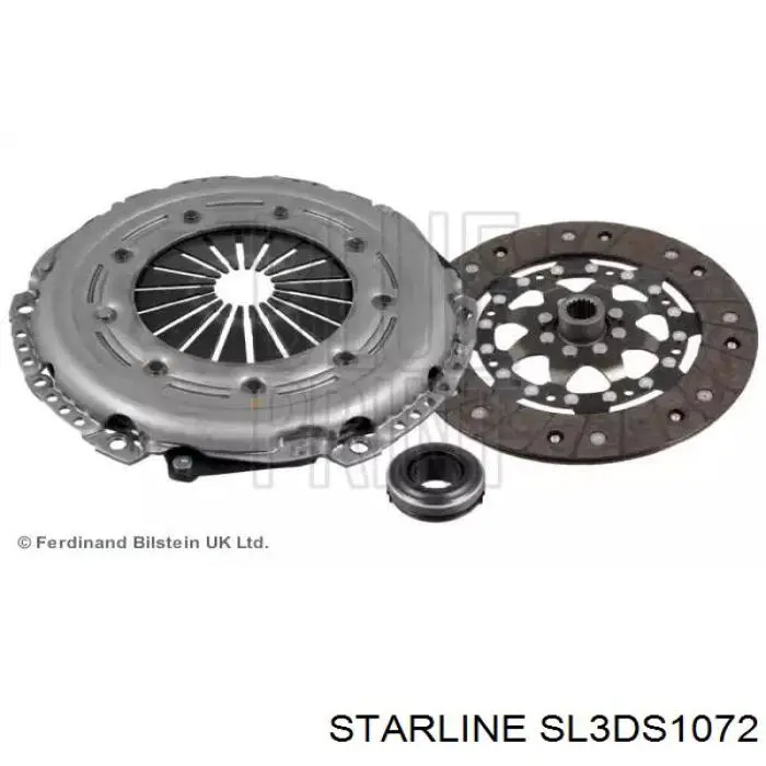 Купити SL3DS1072 Starline Комплект зчеплення (диск, корзина, підшипник)