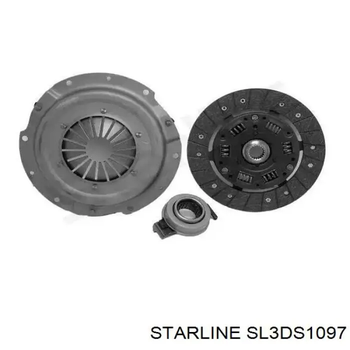 Комплект зчеплення (3 частини) Starline SL3DS1097 ціна, від 61.09 USD
