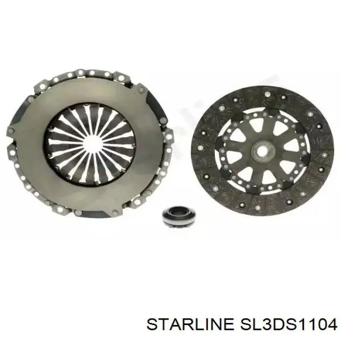 Купити SL3DS1104 Starline Комплект зчеплення (диск, корзина, підшипник)