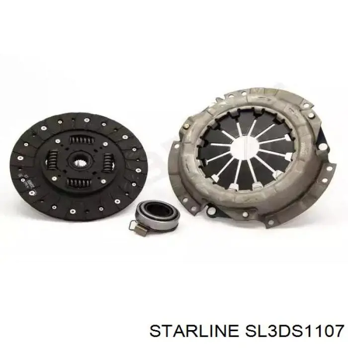 Купити SL3DS1107 Starline Комплект зчеплення (диск, корзина, підшипник)