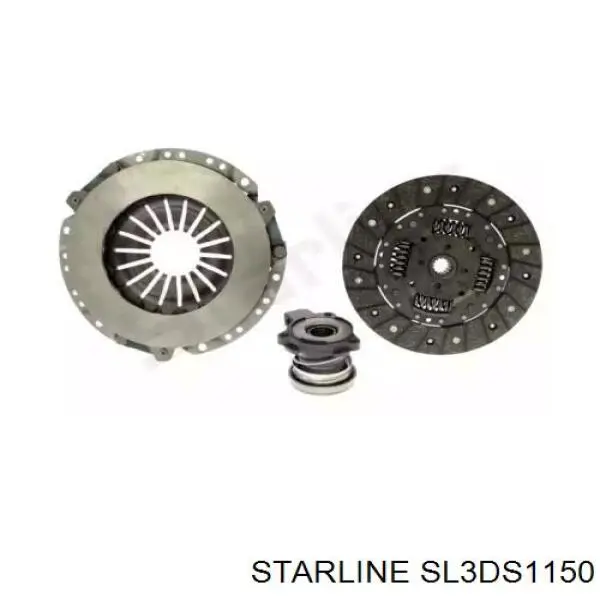 Купити SL3DS1150 Starline Комплект зчеплення (диск, корзина, підшипник)