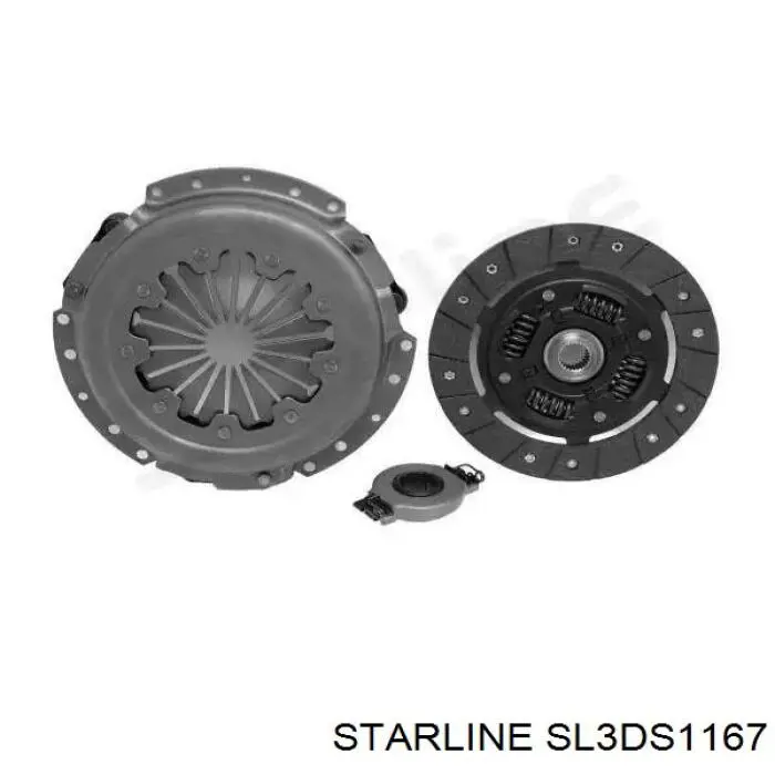 Зчеплення SL3DS1167 Starline