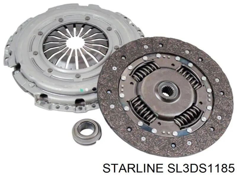 Комплект зчеплення (3 частини) Starline SL3DS1185 ціна, від 106.38 USD