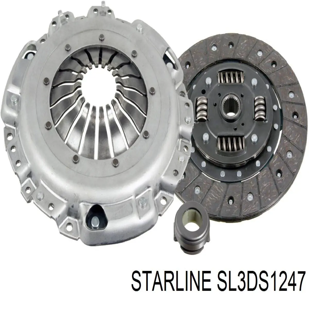 Купити SL3DS1247 Starline Комплект зчеплення (диск, корзина, підшипник)