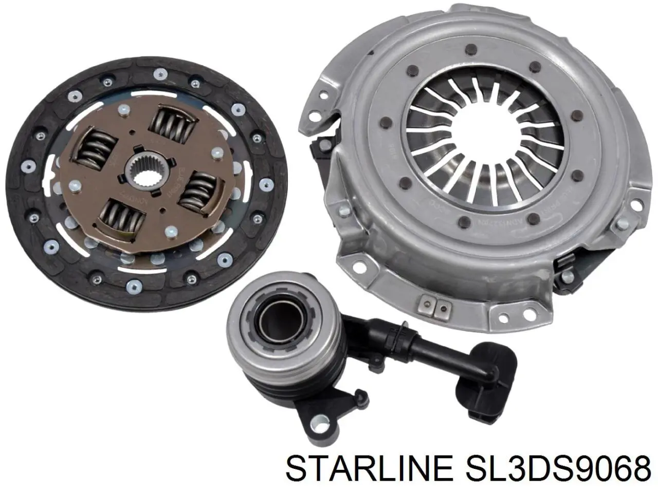 Купити SL3DS9068 Starline Комплект зчеплення (диск, корзина, підшипник)