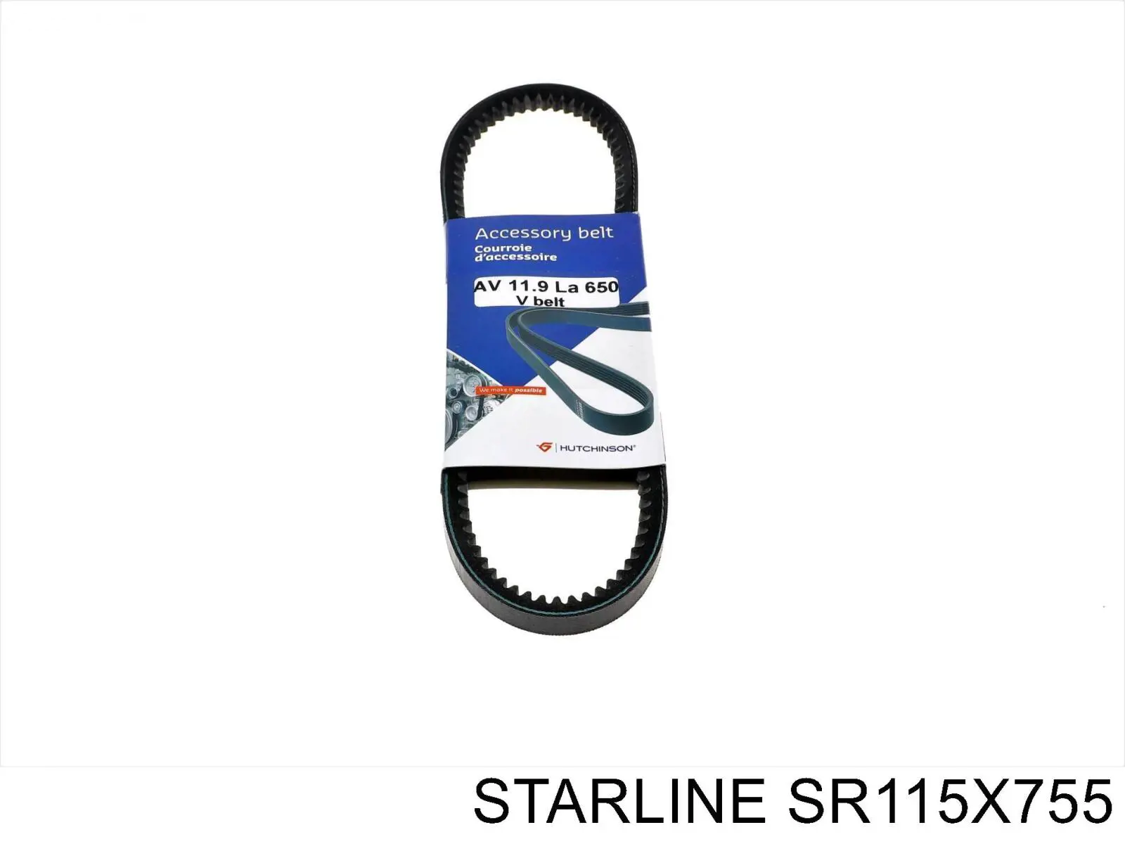 Клиновий ремінь Starline SR115X755 ціна, від 4.16 USD
