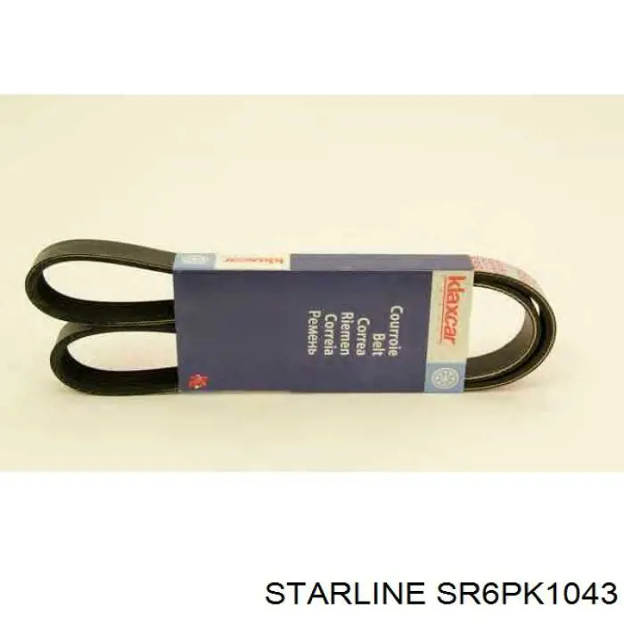 SR6PK1043 Starline ремінь приводний, агрегатів