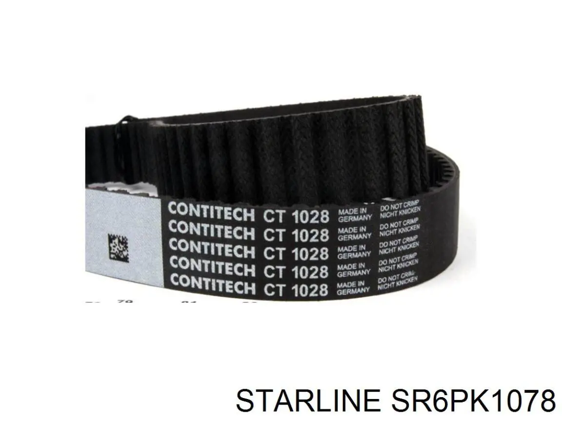 Клиновий ремінь Starline SR6PK1078 ціна, від 11.34 USD