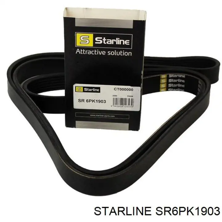 Клиновий ремінь Starline SR6PK1903 ціна, від 10.15 USD