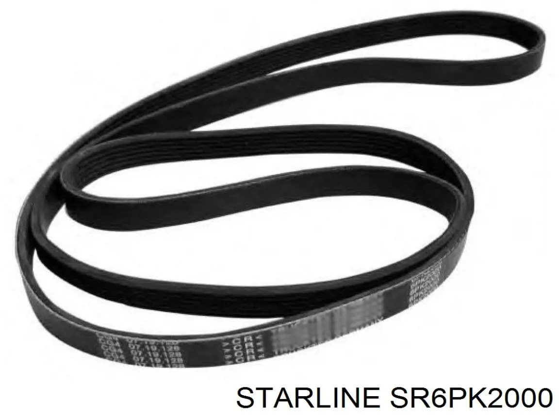 SR6PK2000 Starline ремінь приводний, агрегатів
