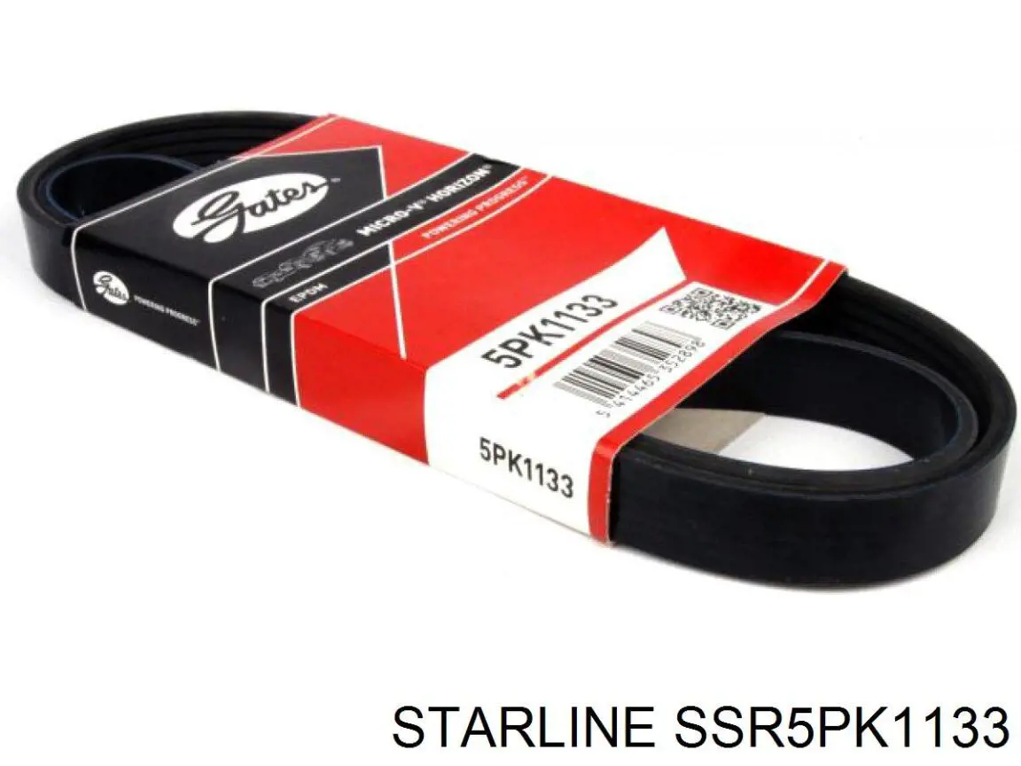 Ремінь генератора SSR5PK1133 Starline