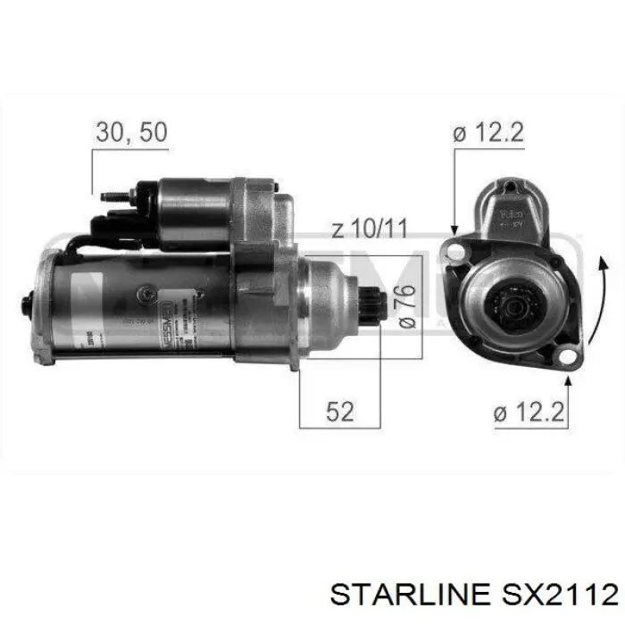 Стартер SX2112 Starline