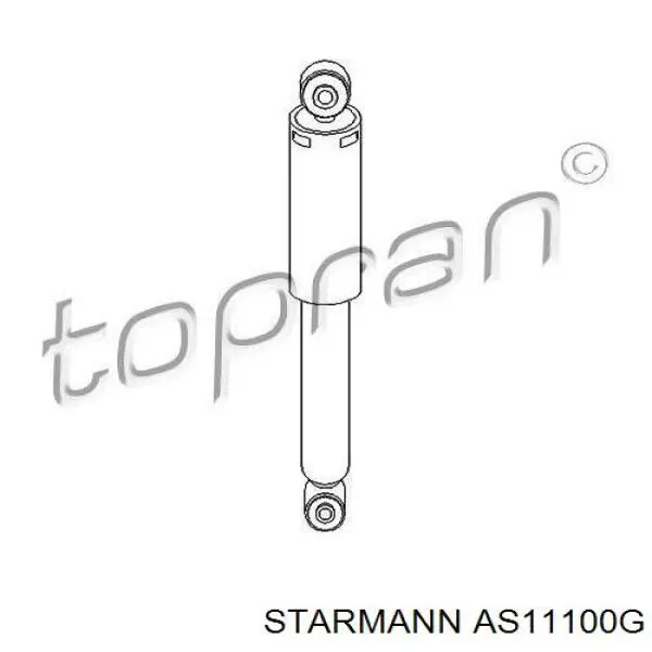 AS11100G Starmann Амортизатори задні