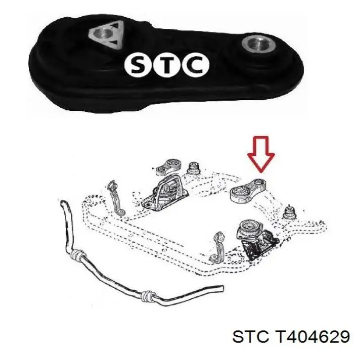 Купити T404629 STC Подушка двигуна передня