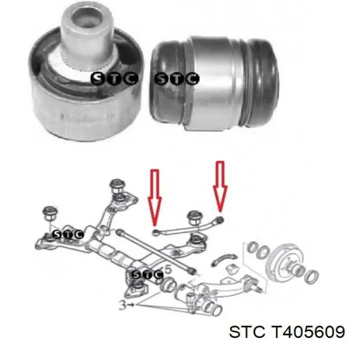 Купити T405609 STC Сайлентблок торсиону