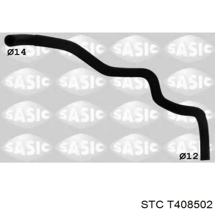 Шланг/патрубок радіатора охолодження, нижній T408502 STC