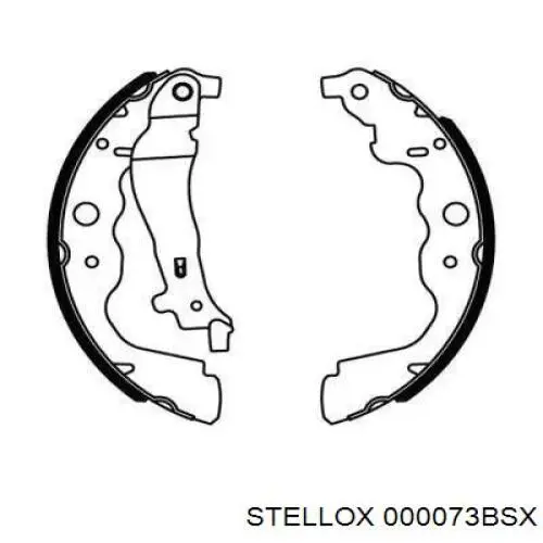 Тормозні колодки Stellox 000073BSX