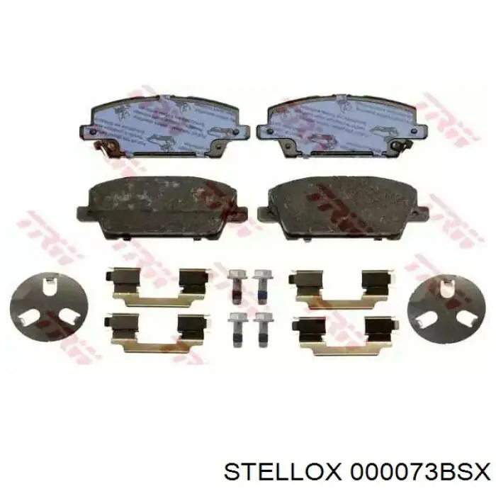 000073BSX Stellox Передні гальмівні колодки