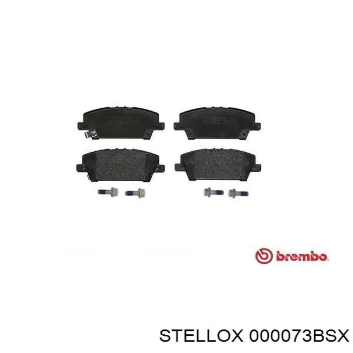 Купити 000073BSX Stellox Колодки гальмівні передні, дискові