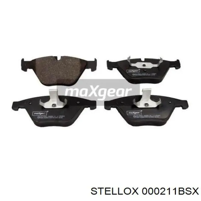 000211BSX Stellox колодки гальмівні передні, дискові
