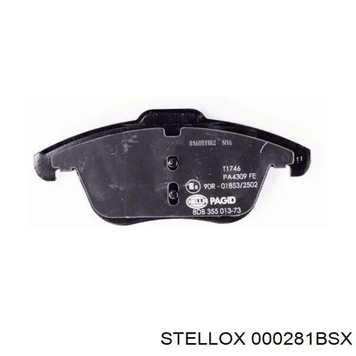 000281BSX Stellox Передні гальмівні колодки