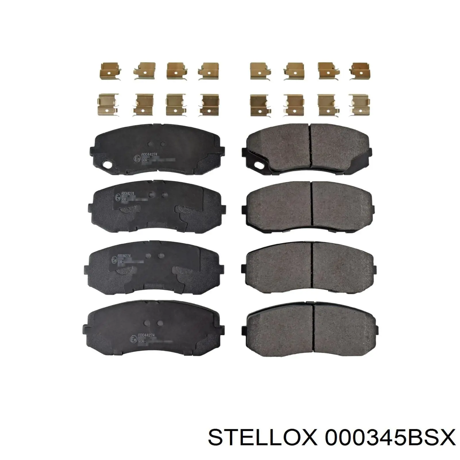Гальмівні колодки Stellox 000345BSX ціна, від 35.72 USD