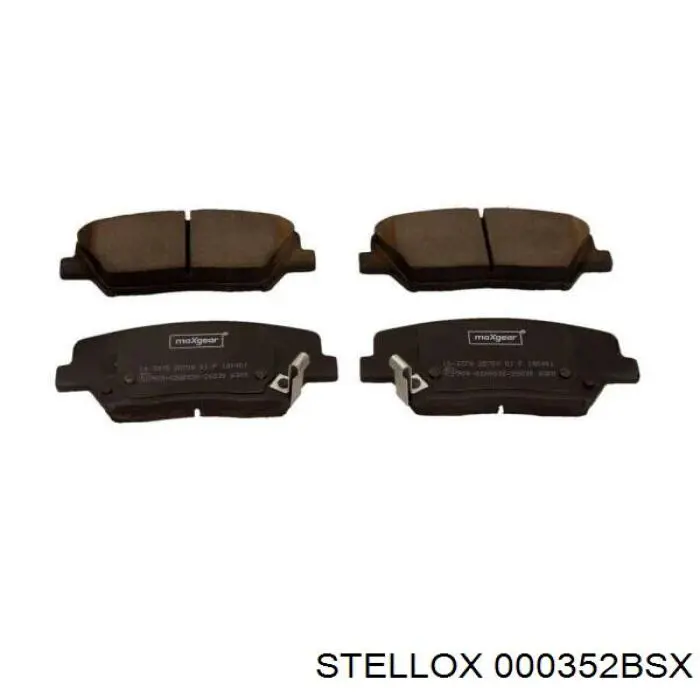 000352BSX Stellox Передні гальмівні колодки