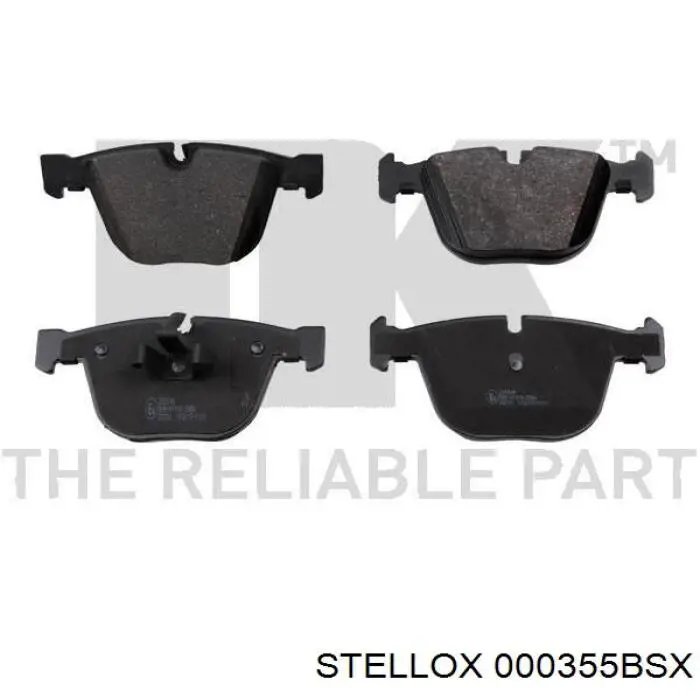 Гальмівні колодки Stellox 000355BSX ціна, від 50.34 USD