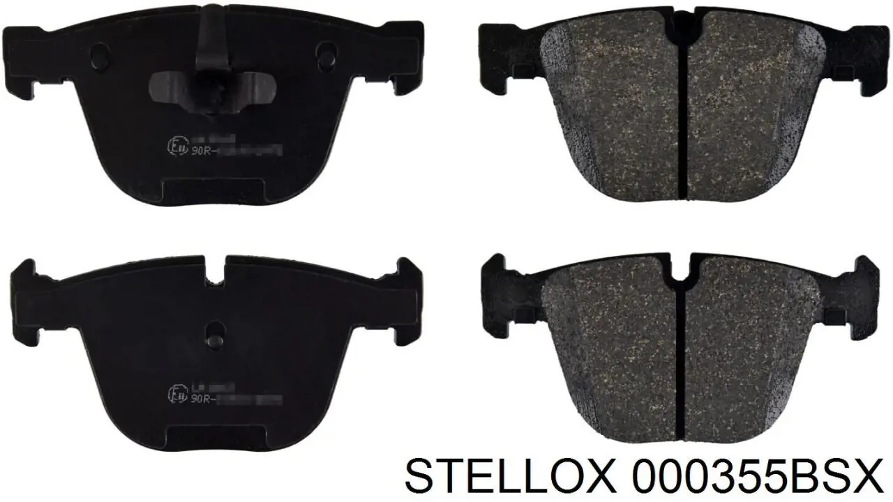 000355BSX Stellox колодки гальмівні передні, дискові