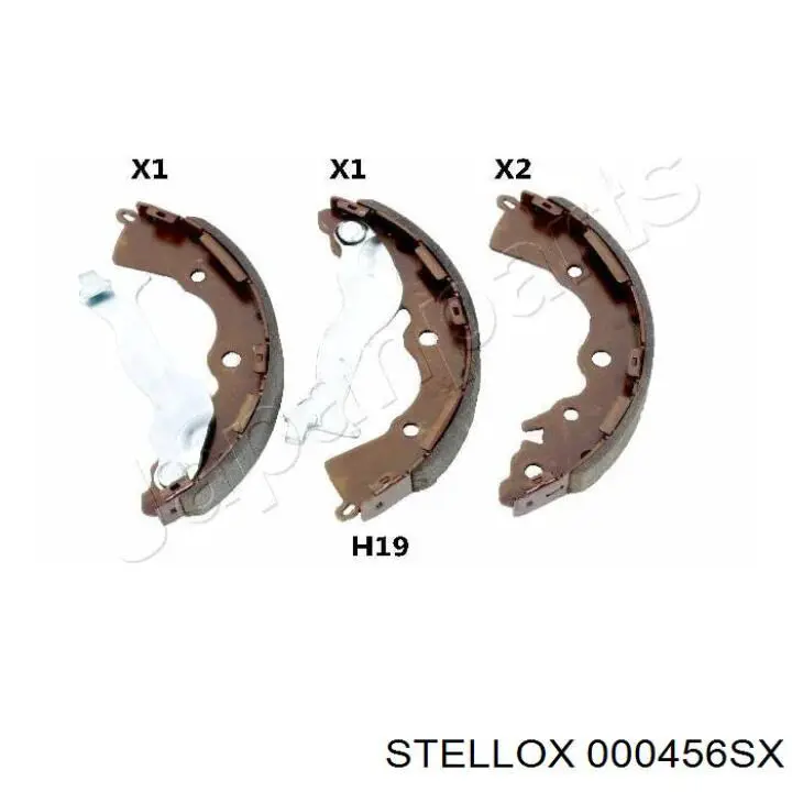 000456SX Stellox Колодки гальмівні задні, барабанні