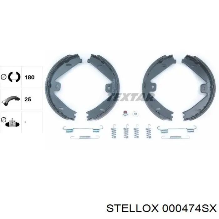 54203620 Mercedes Гальмівні колодки ручника