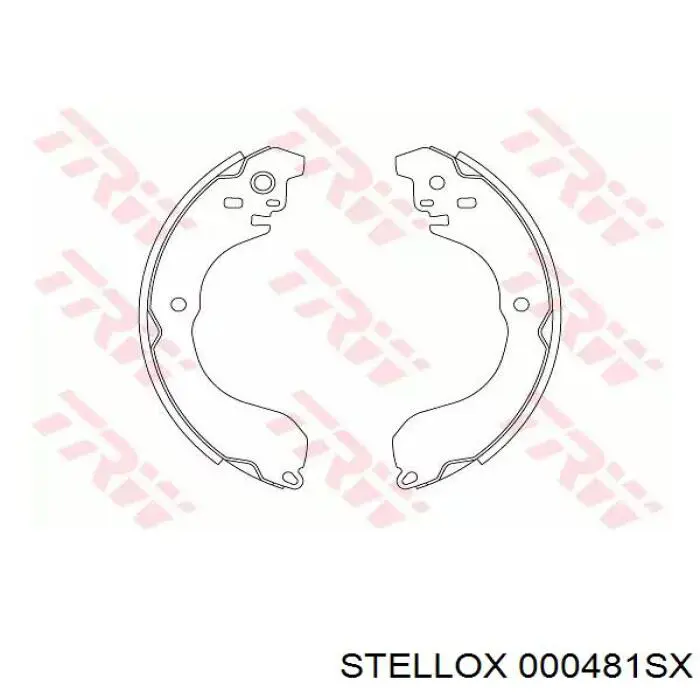 Купити 8DB355038041 HELLA Колодки гальмові задні, барабанні