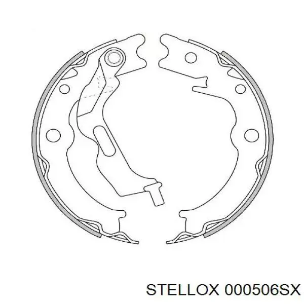 Колодки ручника 96405133 General Motors