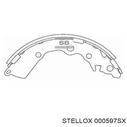 Купити 000597SX Stellox Колодки гальмові задні, барабанні