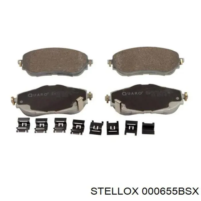 000655BSX Stellox Передні гальмівні колодки