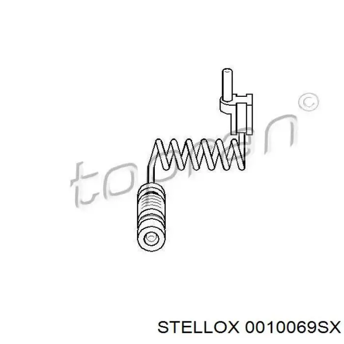 Сигналізатор знос гальмівних колодок Stellox 0010069SX ціна, від 1.58 USD