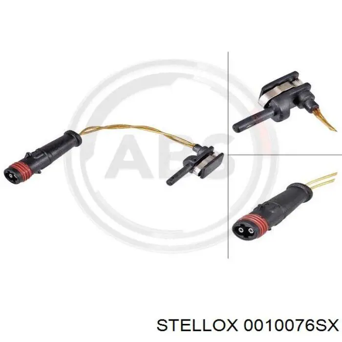 0010076SX Stellox Датчик зносу гальмівних колодок, задній