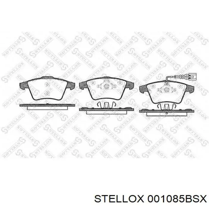 Передні тормозні колодки 001085BSX Stellox