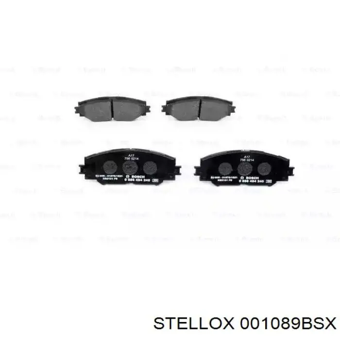 Тормозні колодки Stellox 001089BSX