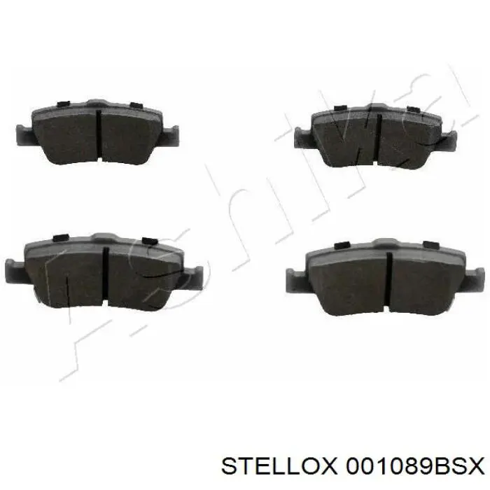 Купити 001089BSX Stellox Колодки гальмівні передні, дискові