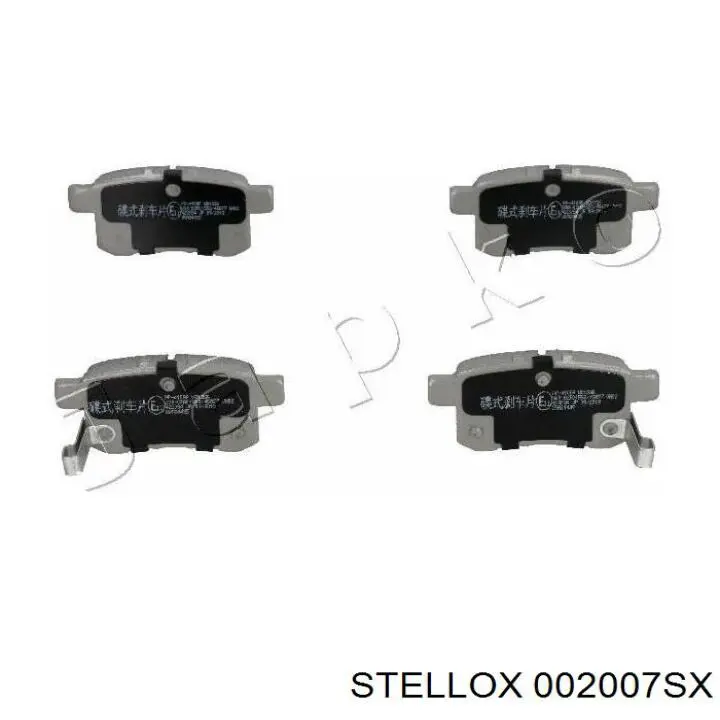 Передні тормозні колодки 002007SX Stellox